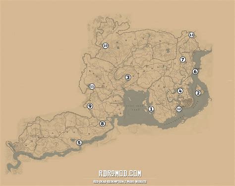 Find RDR2 Legendary Fish guide with maps .